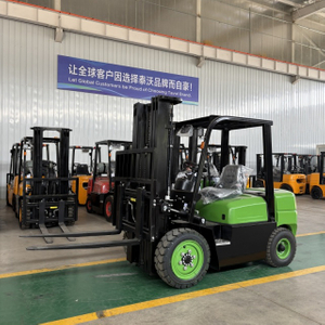 Tavol issiq sotuvda yashil rang 3T dizel forklift yon siljish bilan