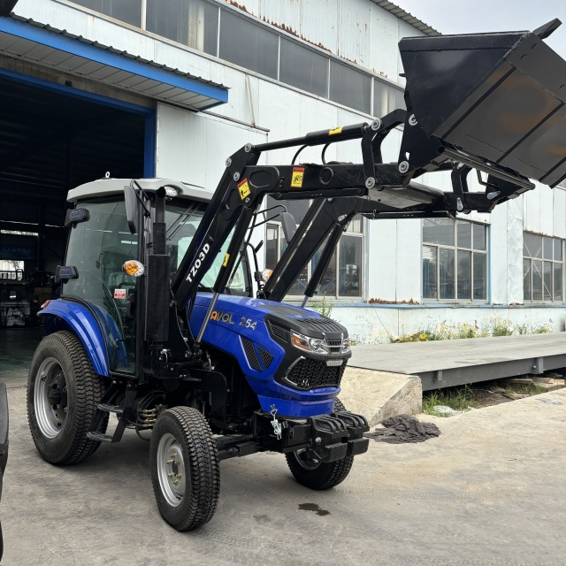 முன் ஏற்றி கொண்ட விவசாய சக்கரம் 4wd 25hp டிராக்டர் புல் டயர்