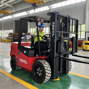  Chariot &eacute;l&eacute;vateur &eacute;lectrique au lithium de m&acirc;t de m&acirc;t de Tavol 3Ton 3m-6m avec le d&eacute;placement lat&eacute;ral