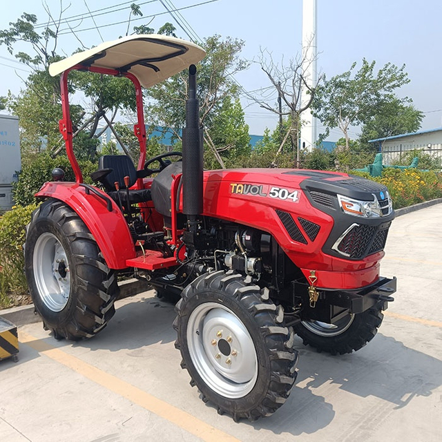 Mini tracteur 50hp avec tracteur agricole &agrave; roues pare-soleil