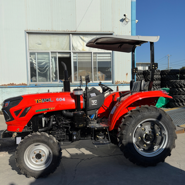 Traktor Pertanian 60hp dengan Tarktor Roda Sunshade