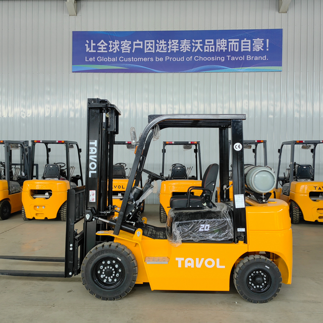 大型倉庫作業用 Tavol 3 トン LPG フォークリフト トラック