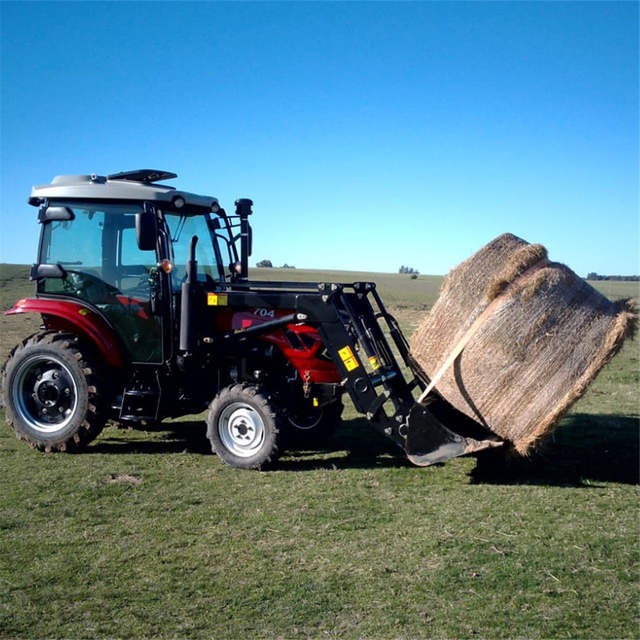 Poľnohospod&aacute;rsky traktor 4WD 8+8 70HP traktor pre farmu s čeln&yacute;m nakladačom